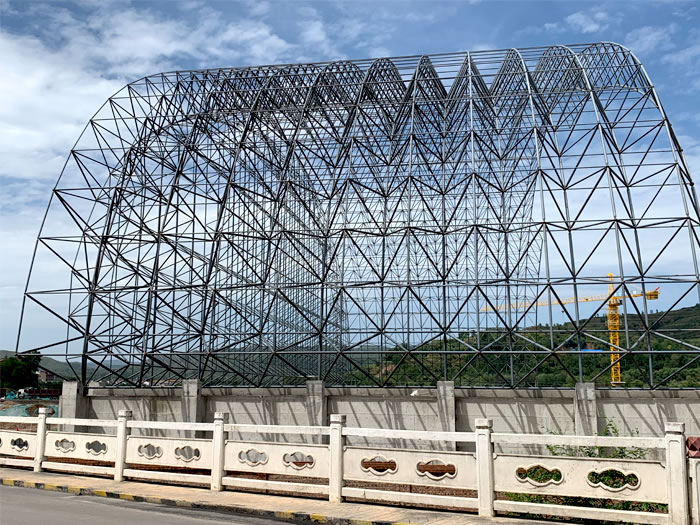 根河山寨矿储煤棚网架